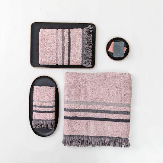 Borea Bath Towel Set 3pcs Jill Beige