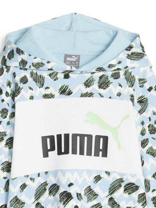 Kinder-Sweatshirt mit Kapuze Mehrfarbig ESS+