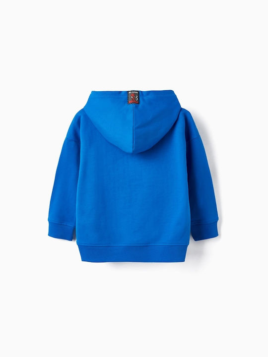 Zippy Kids Sweatshirt with Hood Blue