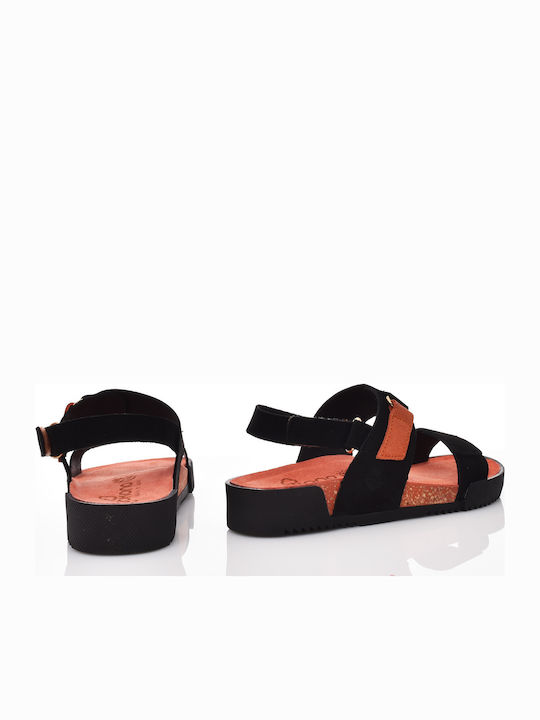 Sandale Casual Damă Anatomici Din Piele Albastru Marin