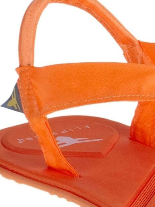 Foldable Γυναικεία Σανδάλια Πορτοκαλί