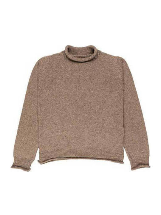 Women's Long Sleeve Sweater Brown