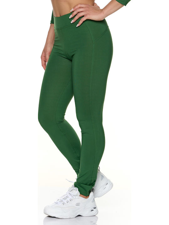 Women's Long Training Legging High Waisted Green