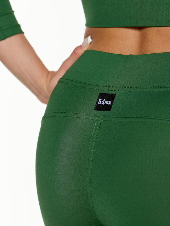 Women's Long Training Legging High Waisted Green