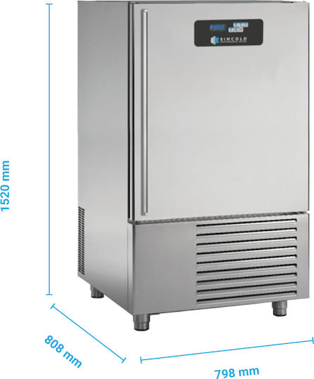 MXT 10.35 Blast Chiller 79.8x80.8x152εκ.
