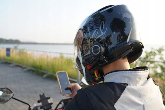 FreedConn R3 Single Motorcycle Communication for Helmet with Bluetooth & Camera