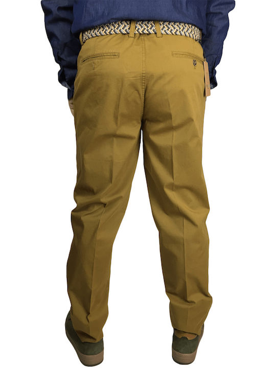 Freeman Clothing Pantaloni pentru bărbați Chino Galben