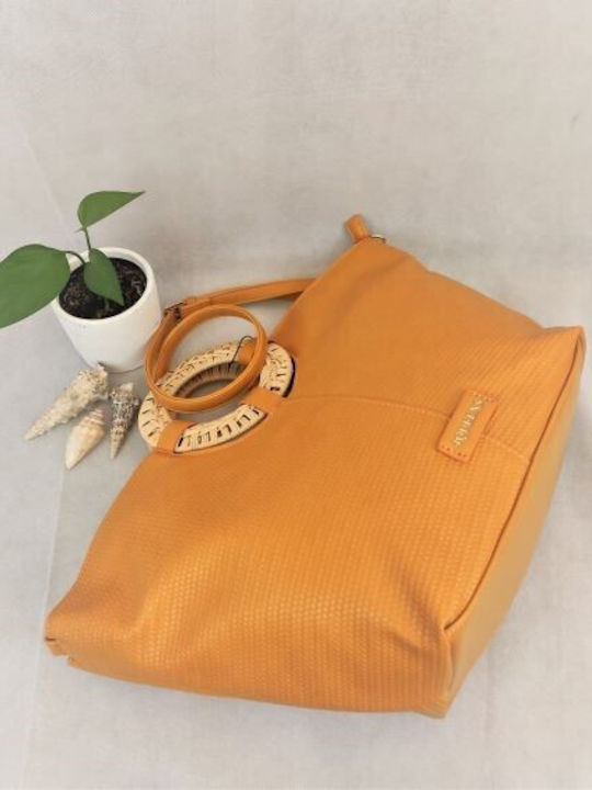 4queens Leather Women's Bag Hand Yellow