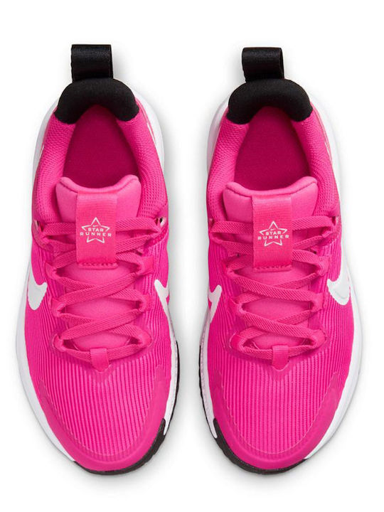Star Runner Star Runner 4 Kids Sports Shoes Running with Laces Fuchsia