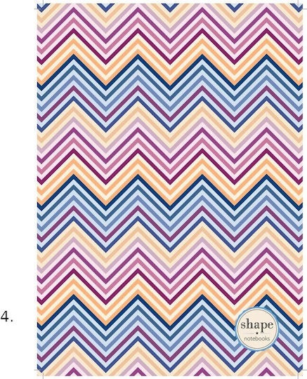 Shape Notebooks Spiral Caiet Cu dungi A4 Multicolor 1buc