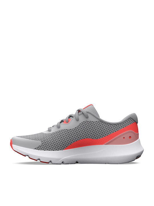 Surge 3 Kids Sports Shoes Running with Laces Gray