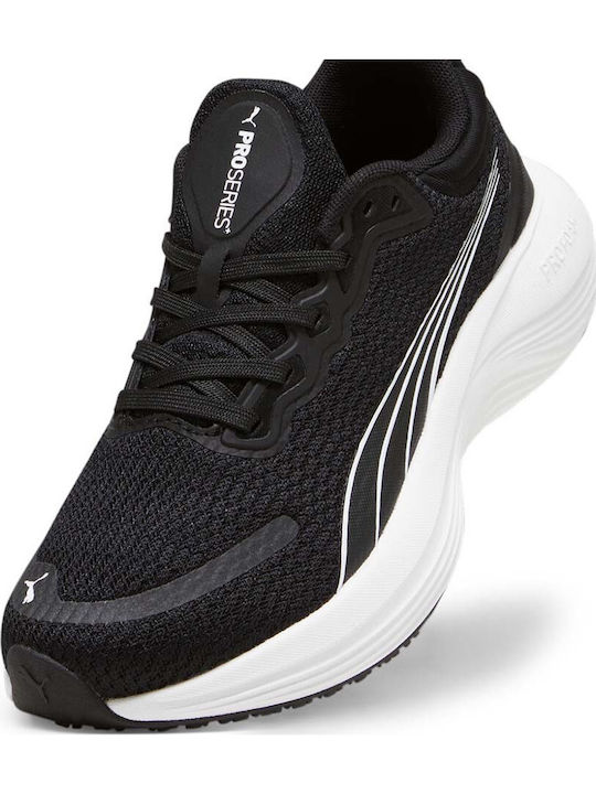 Scend Profoam Αθλητικά Παιδικά Παπούτσια Running με Κορδόνια Μαύρα