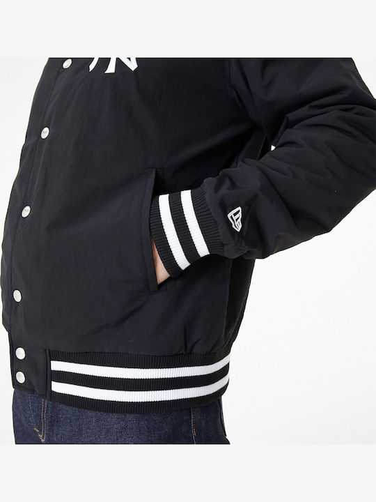 New York Yankees College Winter Jacket Black