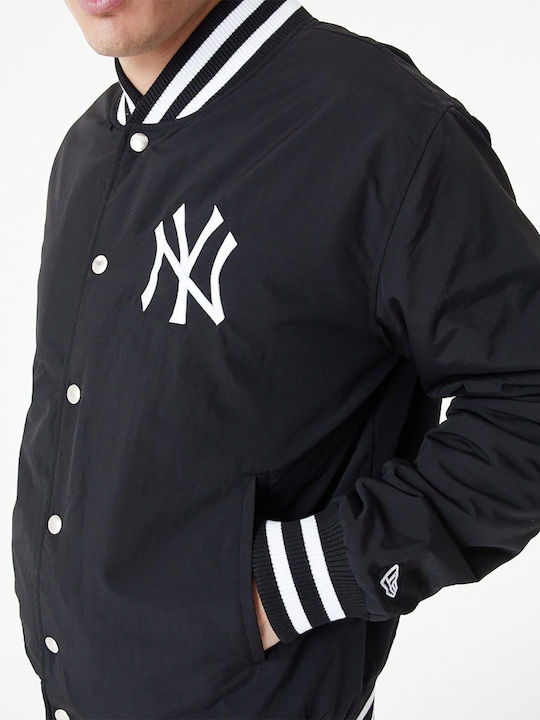 New York Yankees College Winter Jacket Black