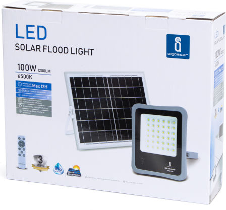 Aigostar Ηλιακός Προβολέας LED 100W