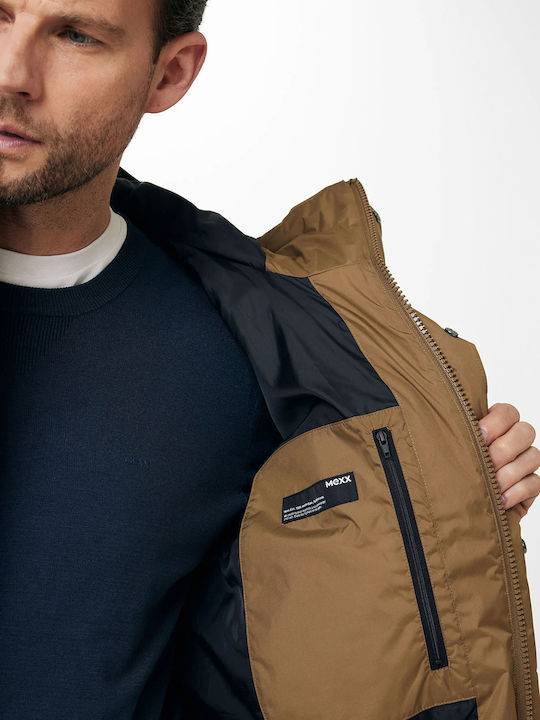 Winter Jacket Puffer Brown