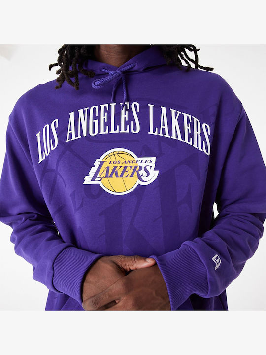 La Lakers Ζακέτα με Κουκούλα Μωβ