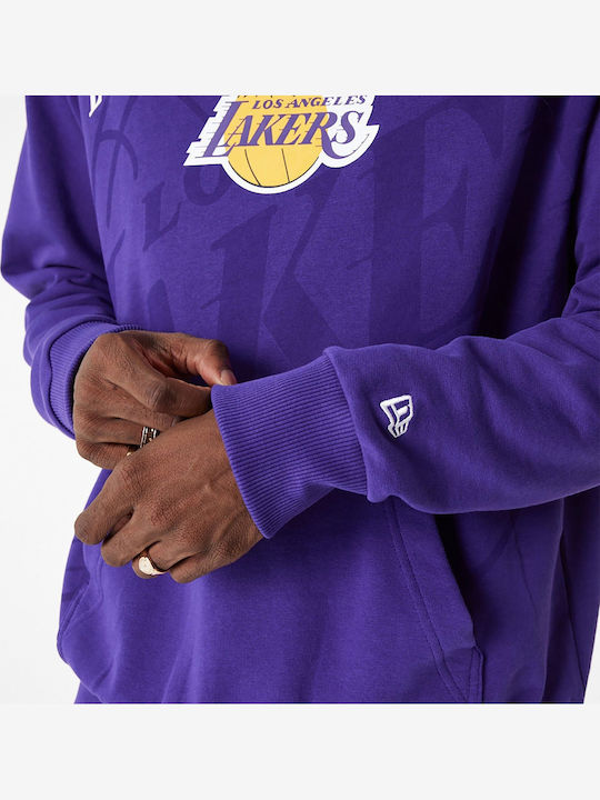 La Lakers Ζακέτα με Κουκούλα Μωβ