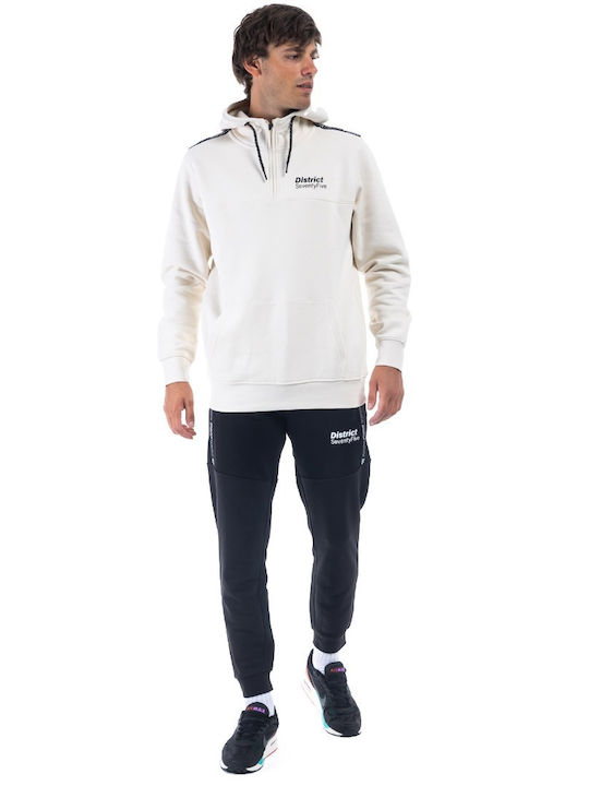 Sweatshirt with Hood White