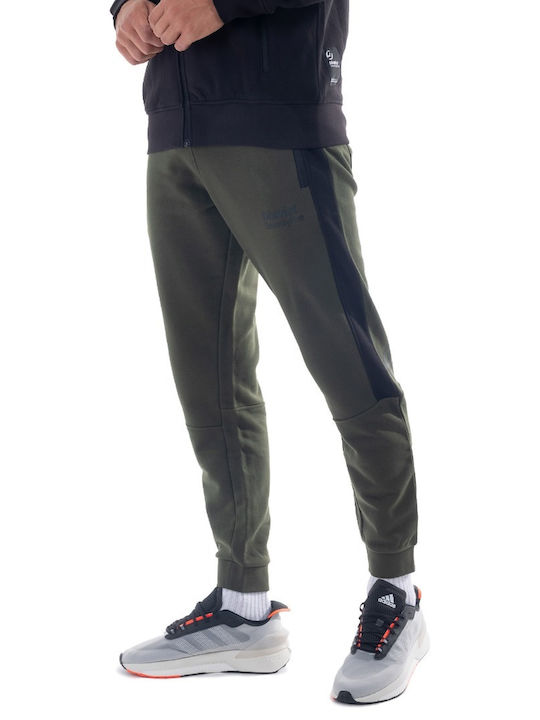 District75 Men's Sweatpants with Rubber Khaki