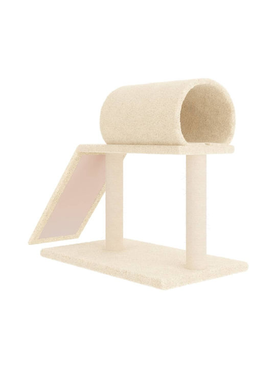 vidaXL Kratzbaum Katzen Kratzbaum Pole Beige 81x35x55.5cm