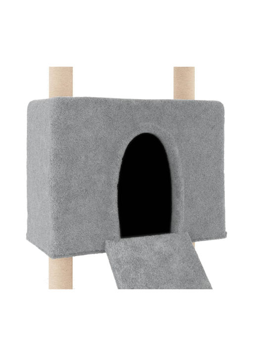 vidaXL Scratching Post Cat Trees Gray 72x66.5x153cm