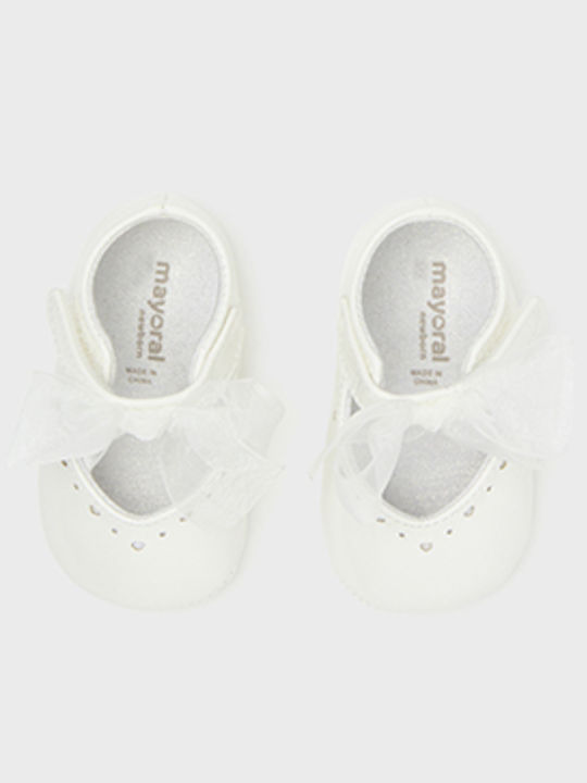 Mayoral Baby Ballerinas White