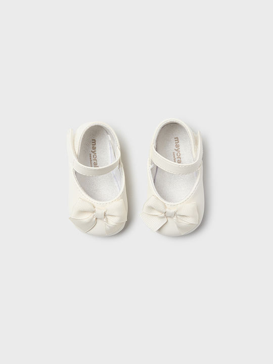 Mayoral Baby Ballerinas White