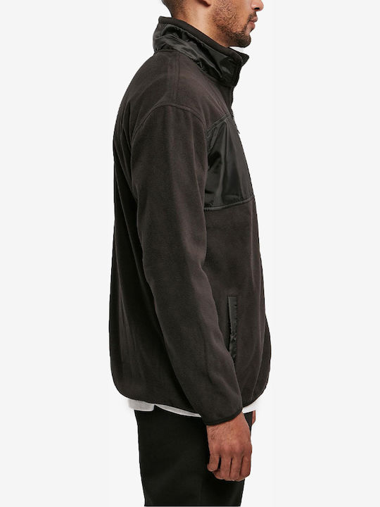Herren Fleecejacke Schwarz