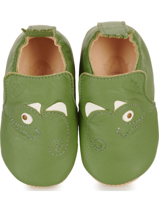 Easy Peasy Baby Slippers Green My Blublu Cameleon