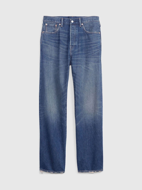 '90s Pantaloni Jeans pentru Bărbați Albastru