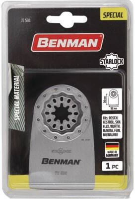 Benman Multitool Blade for Special Materials 34mm x 52mm x 0.8mm 72597