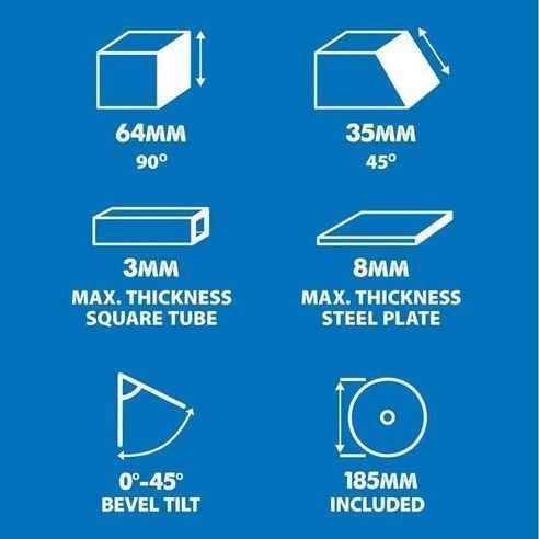Evolution Δισκοπρίονο 1600W με Σύστημα Αναρρόφησης