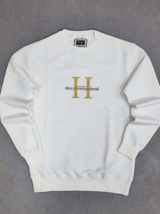 Henry Clothing Men's Sweatshirt White