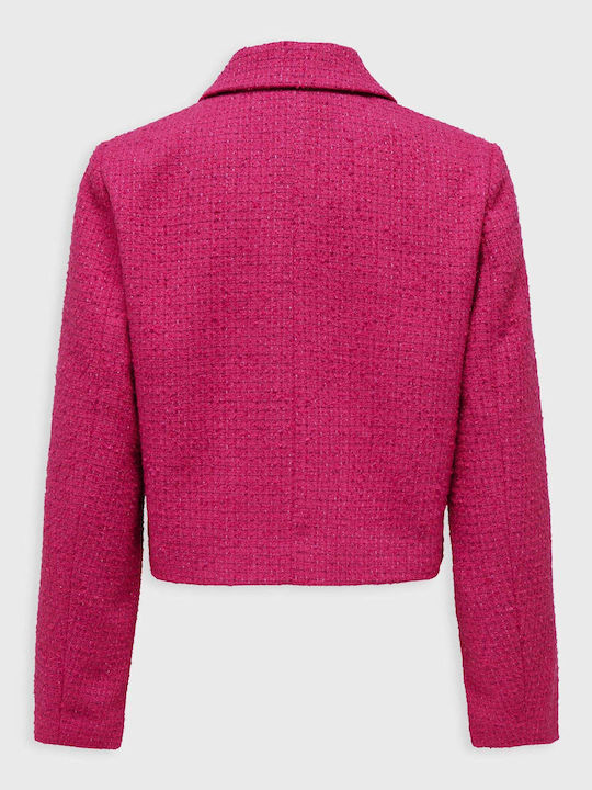 Only Blazer pentru femei Sacou Fuchsia