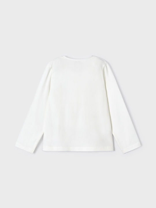 Mayoral Kids Blouse Long Sleeve White