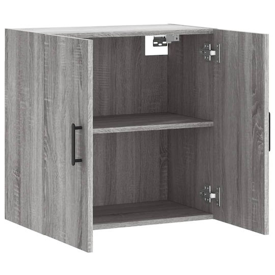 vidaXL Ντουλάπι Μπάνιου 60x31x60cm Γκρι