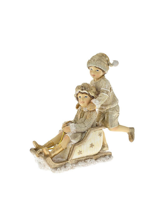 Iliadis Christmas Plastic Figure Toddler Beige 16x16x6cm