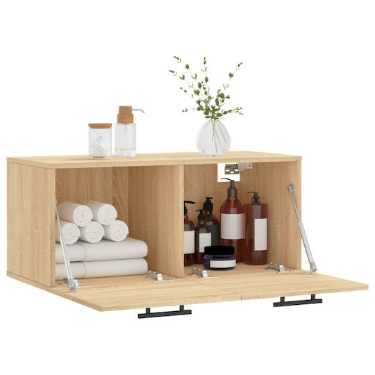 vidaXL Bathroom Cabinet L80xW36.5xH35cm Sonoma