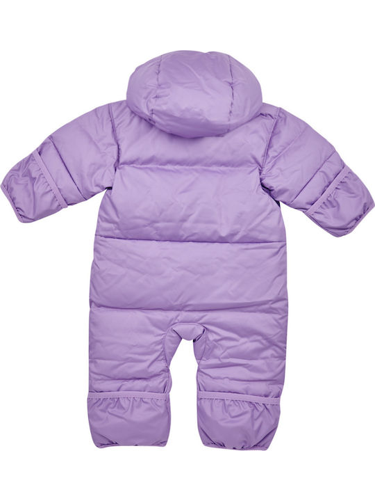Columbia Snuggly Bunny Baby Bodysuit for Going Out Long-Sleeved Purple