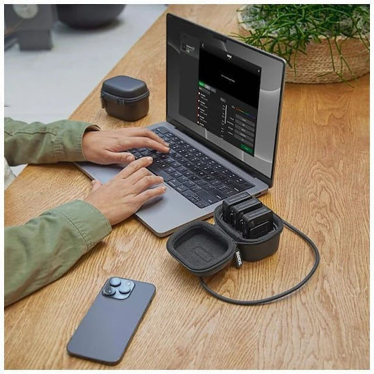 Rode Wireless PRO Dual Microphone System Комплект Безжично Кондензаторен Микрофон Висулка, Щипка, Колан за Мобилен в Черен Цвят