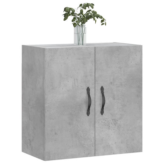vidaXL Ντουλάπι Μπάνιου 60x31x60cm Γκρι