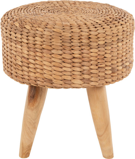 Hocker Für das Wohnzimmer Korbweide Jim Natural 43x43x43cm