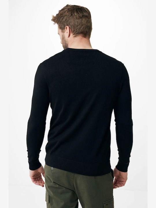 Mexx Men's Long Sleeve Sweater Black