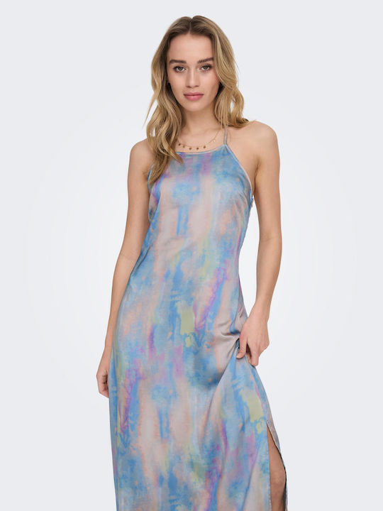 Aya Mayra Summer Maxi Slip Dress Dress with Slit