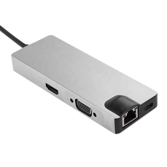 ATC USB-C Docking Station mit 4K Ethernet Gray (06.005.0085)