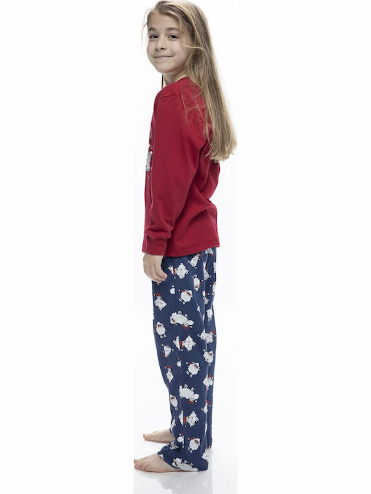 Galaxy Pijama pentru copii De iarnă Roșie
