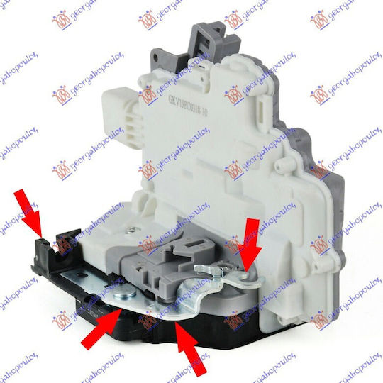 Prasco Κλειδαριά Πόρτας με τοποθέτηση Πίσω Seat Toledo 1P0839015A