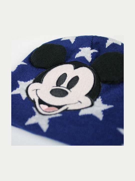 Mickey Mouse Căciuliță Tricotată Albastră pentru Copii