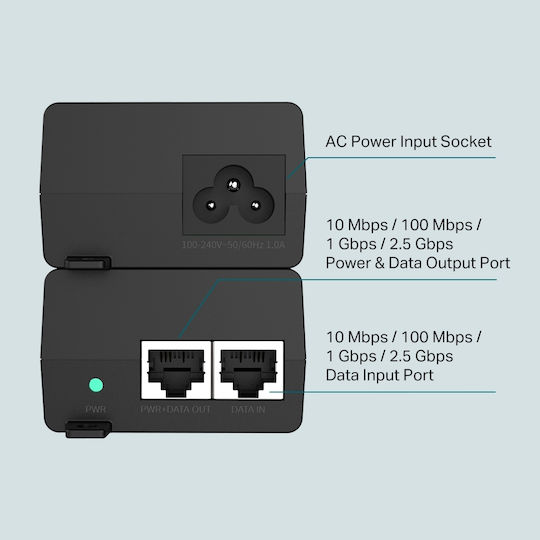 TP-LINK TL-POE260S v1 PoE+ Injector